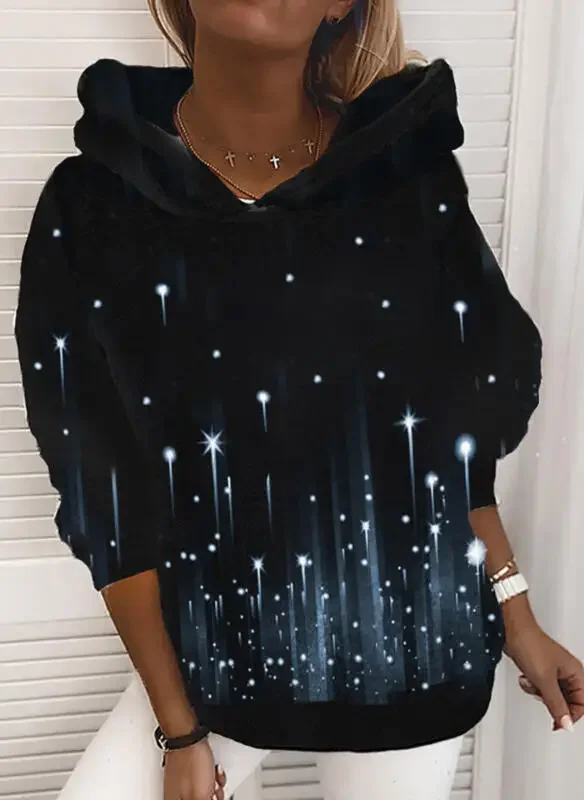 Sudadera con capucha de talla grande para mujer, ropa de calle vintage, sudadera informal de gran tamaño, Tops de manga larga Harajuku para invierno, 2024
