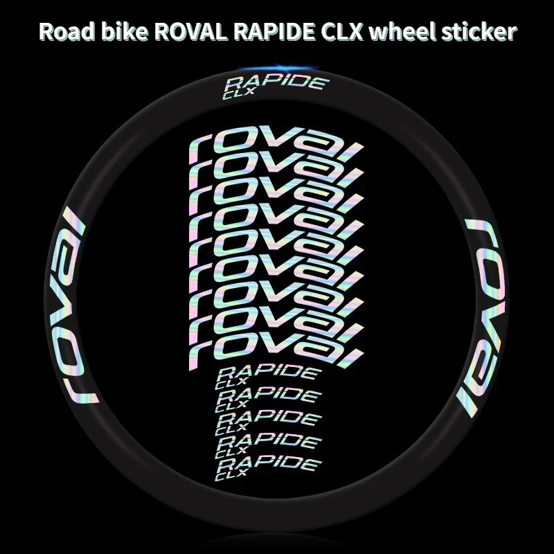 Road Bike RAPIDE CLX Wheel Set Stickers Bike Rim Decals Cycling Waterproof Protection Sticker Bicycle Accessories Decorative