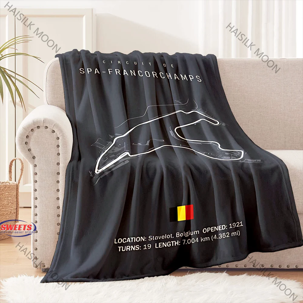 1 قطعة Nurburgring F1 بطانية المسار الدولي لغرفة المعيشة غرفة نوم أريكة مكتب الترفيه هدية عيد ميلاد لابن الزوج أبي #1