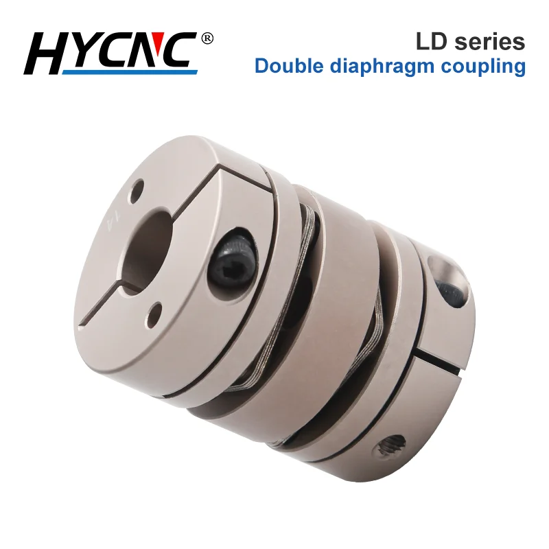 

The diaphragm elastic coupling of the transmission system coupling can be used to connect the servo motor with the ball screw