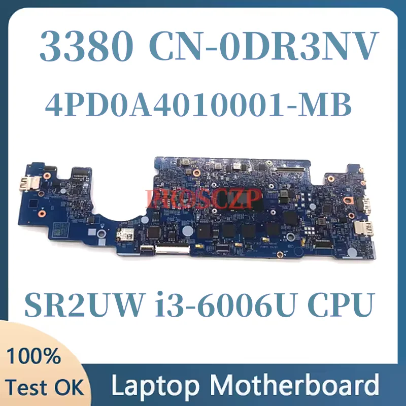 

16811-1 для DELL Latitude 3380, материнская плата для ноутбука 3855U i3-6006U, ОЗУ, 4 ГБ SSD, 32 ГБ, материнская плата для ноутбука, полный тест