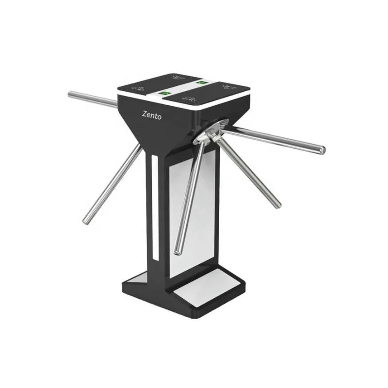 Compact Tripod Turnstile Gate Bidirectional Access Control Durable Outdoor/Indoor Use