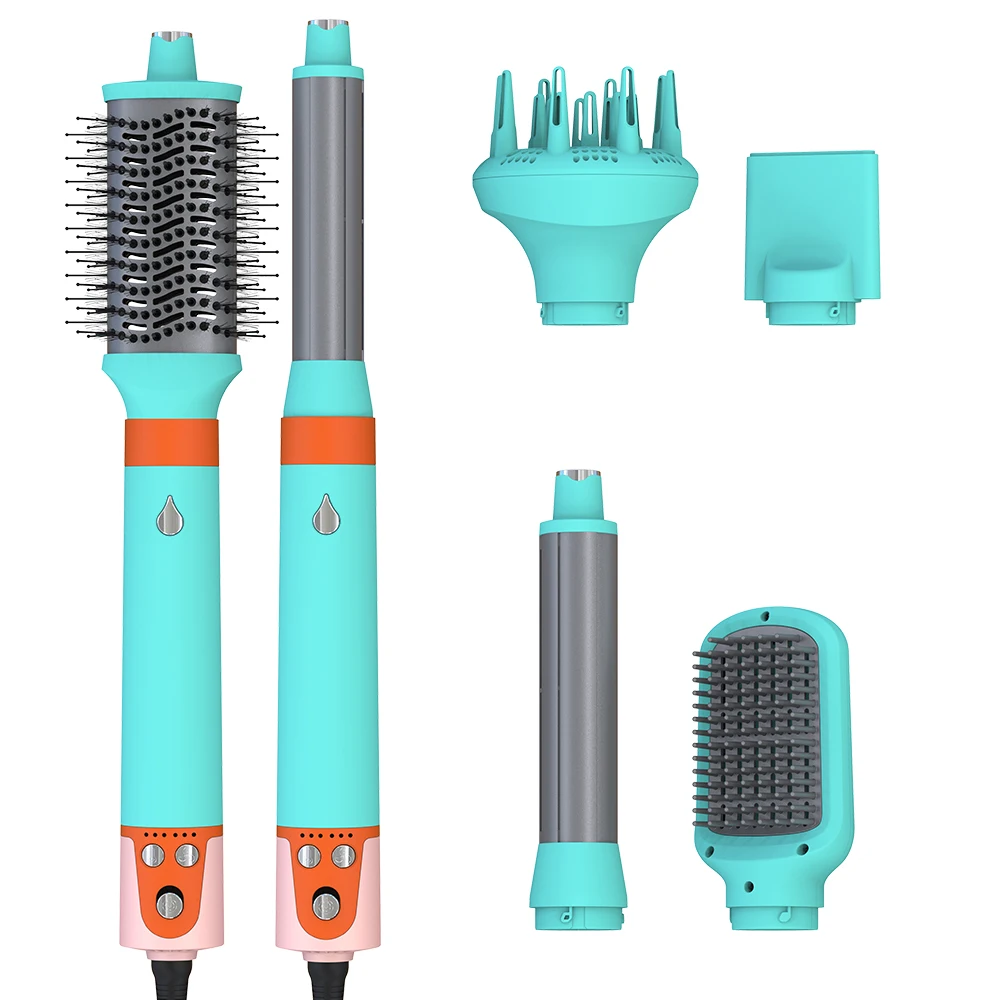 

Лидер продаж, профессиональный набор кистей для фена 6 в 1, высокоскоростной бесщеточный BLDC с горячим воздухом для салона красоты, мульти-стайлер