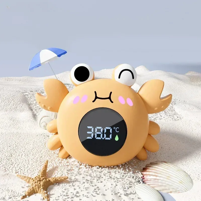 Floating Star Bath Thermometer, LED Display Water Temperature Monitor, Safe Bath Time Toy for Babies & Kids (Newborn Gift)