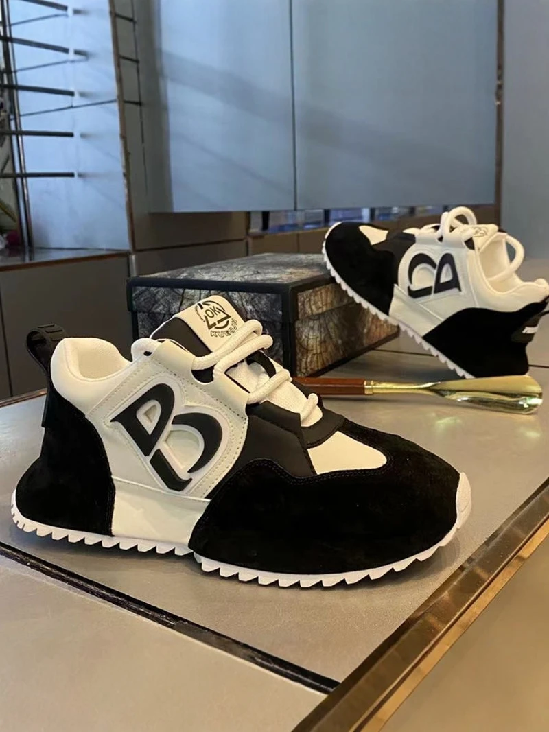 

Мужские спортивные кроссовки для бега, весенняя модная коллекция, брендовые, высококачественные, универсальные, мягкие, повседневные, увеличивающие рост, в стиле «папины кроссовки», трендовые