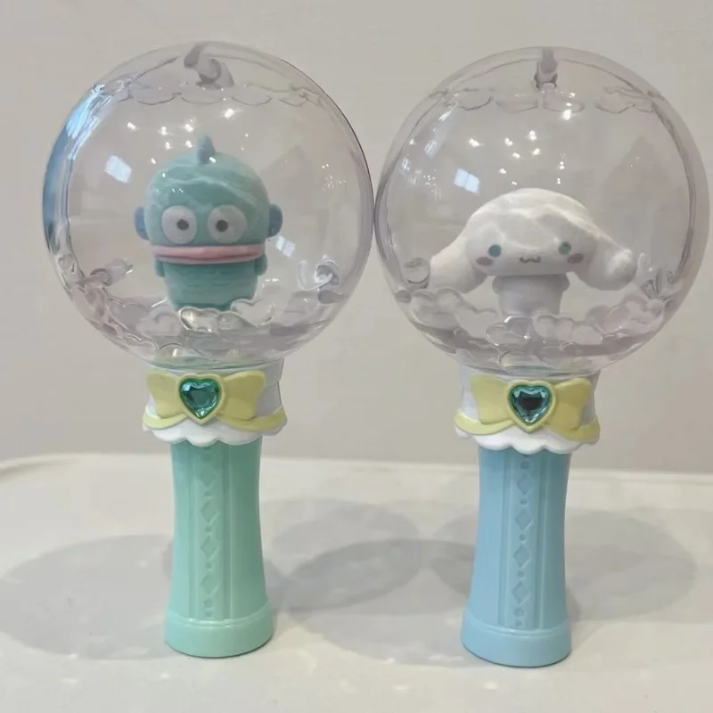 Bandai ใหม่ Sanrio Magic Wand ตัวเลขการกระทํา Hello Kitty Cinnamoroll Melody Pom Pom Purin Hangyodon ของแท้ของเล่น Gashapon