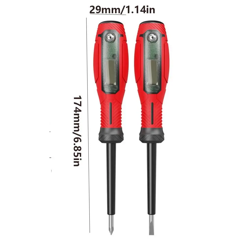 12–220 V berührungsloser Schraubendreher, berührungsloser Induktions-LCD-Bildschirm, Spannungsprüferstift, intelligente Spannungsanzeige