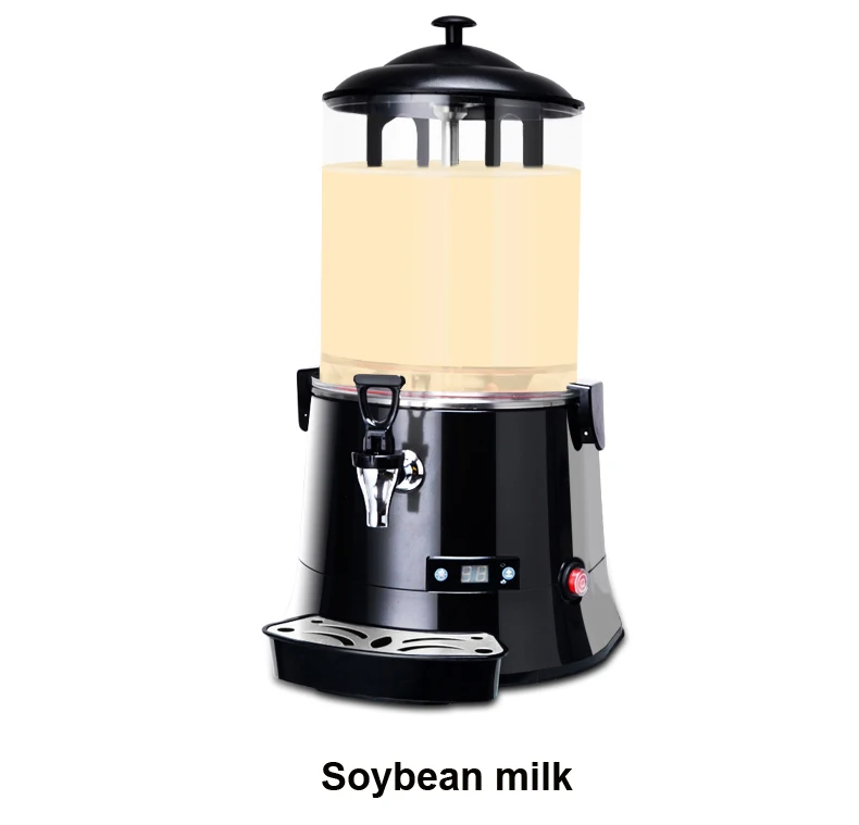 10л подогреватель горячего шоколада, 600 Вт, электрический миксер для горячих напитков, блендер, магазин чая с молоком, коммерческая машина для горячего шоколада