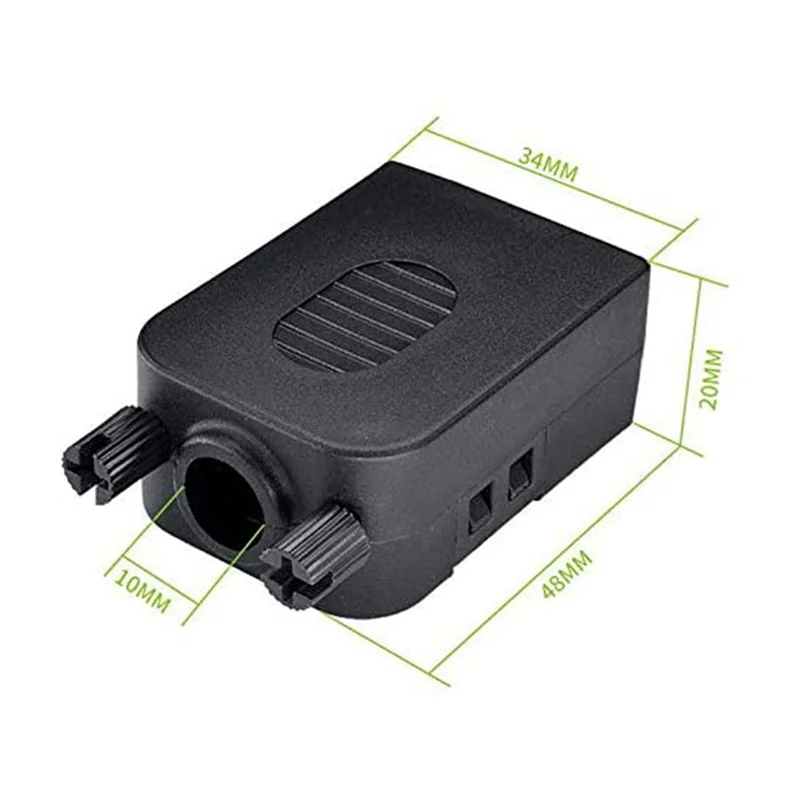 AB46-DB9 موصل لحام RS232 D-SUB المسلسل إلى 9-Pin ميناء محطة ذكر شاحن أنثي مع حافظة (2 قطعة-ذكر + 2 قطعة-أنثى) #6