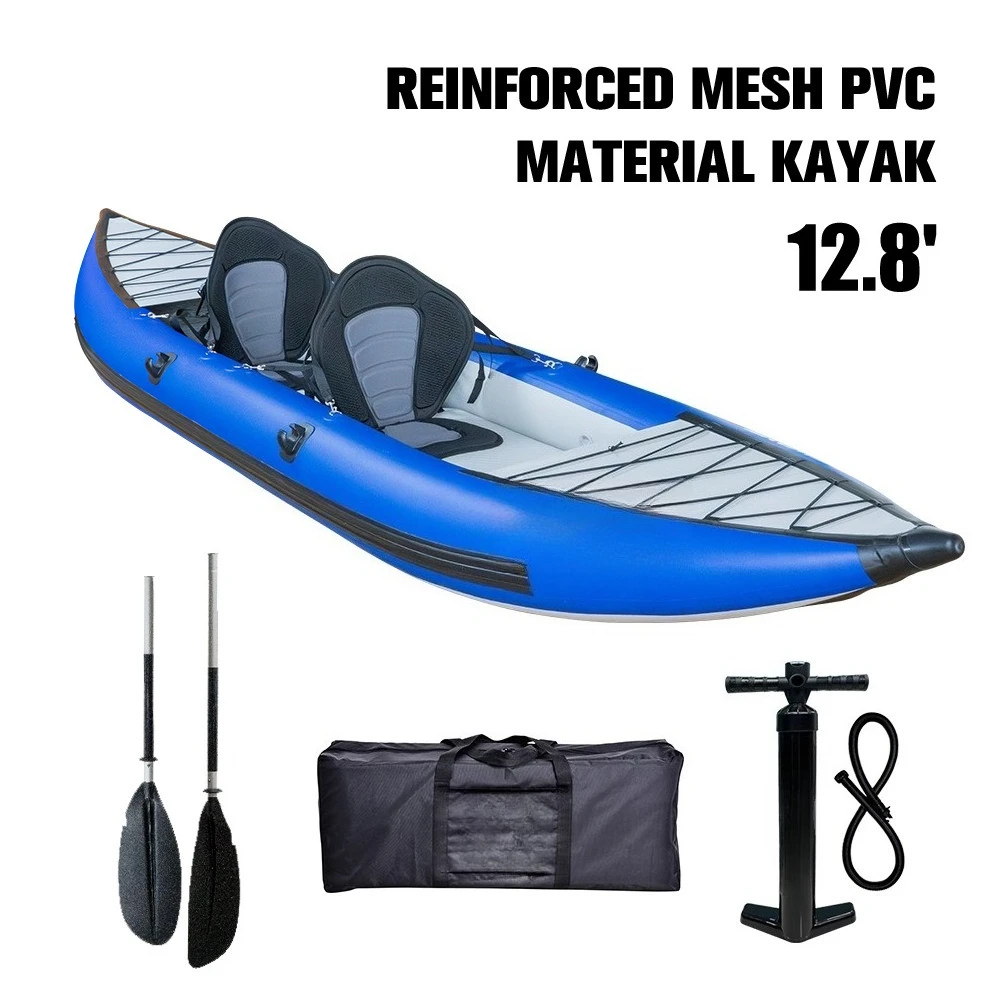 1-2 Man Inflatable Canoe Kayak 2 Person Inflatable Kayak Kayak inflatable boat rubber boat - view 2