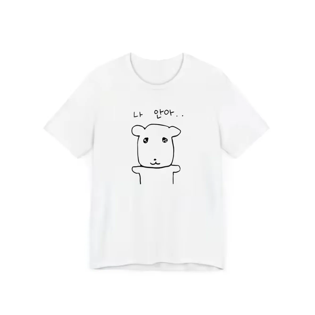 item picture summer elegant mens round neck t shirt short sleeve cartoon puppy print versatile