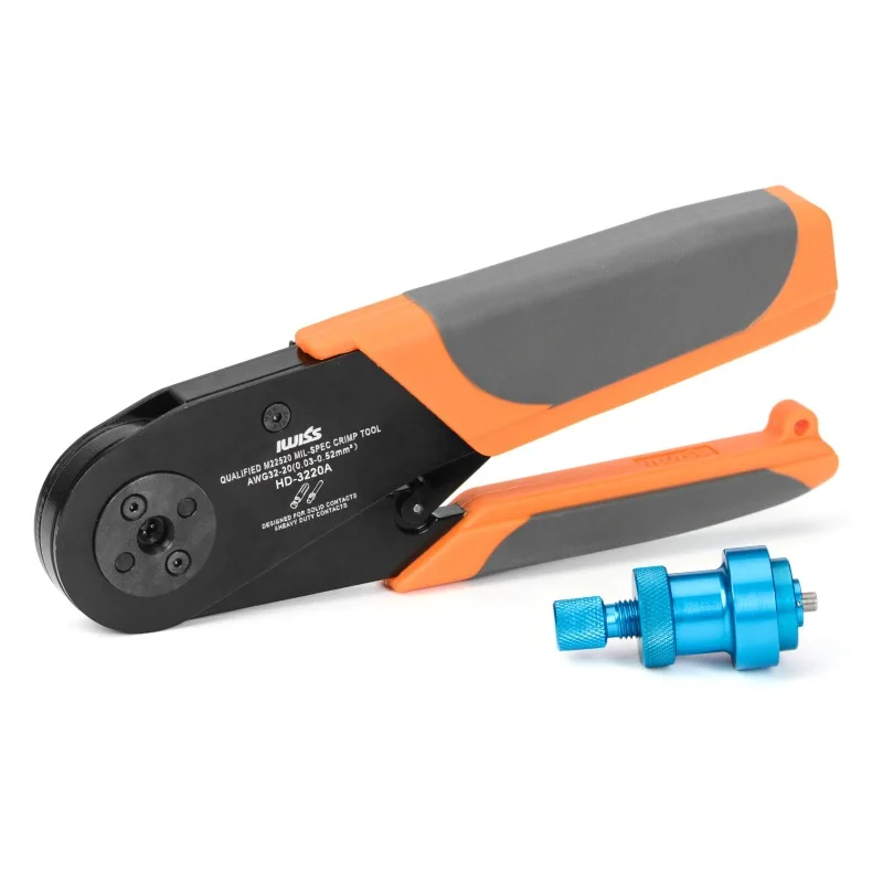 

HD-3220 Crimp Clamp Aviation Plug Pin Cold Pressed Terminal Clamp Connector Crimp Clamp AFM M22520201