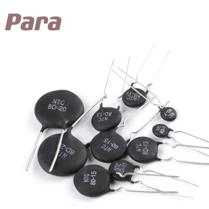 NTC Thermistor Thermal Resistor 5D-5 5D-7 5D-9 5D-11 5D-15 8D-7 8D-9 8D-11 8D-20 10D-5 10D-7 10D-9 10D-11 10D-15 10D-20 20D-20