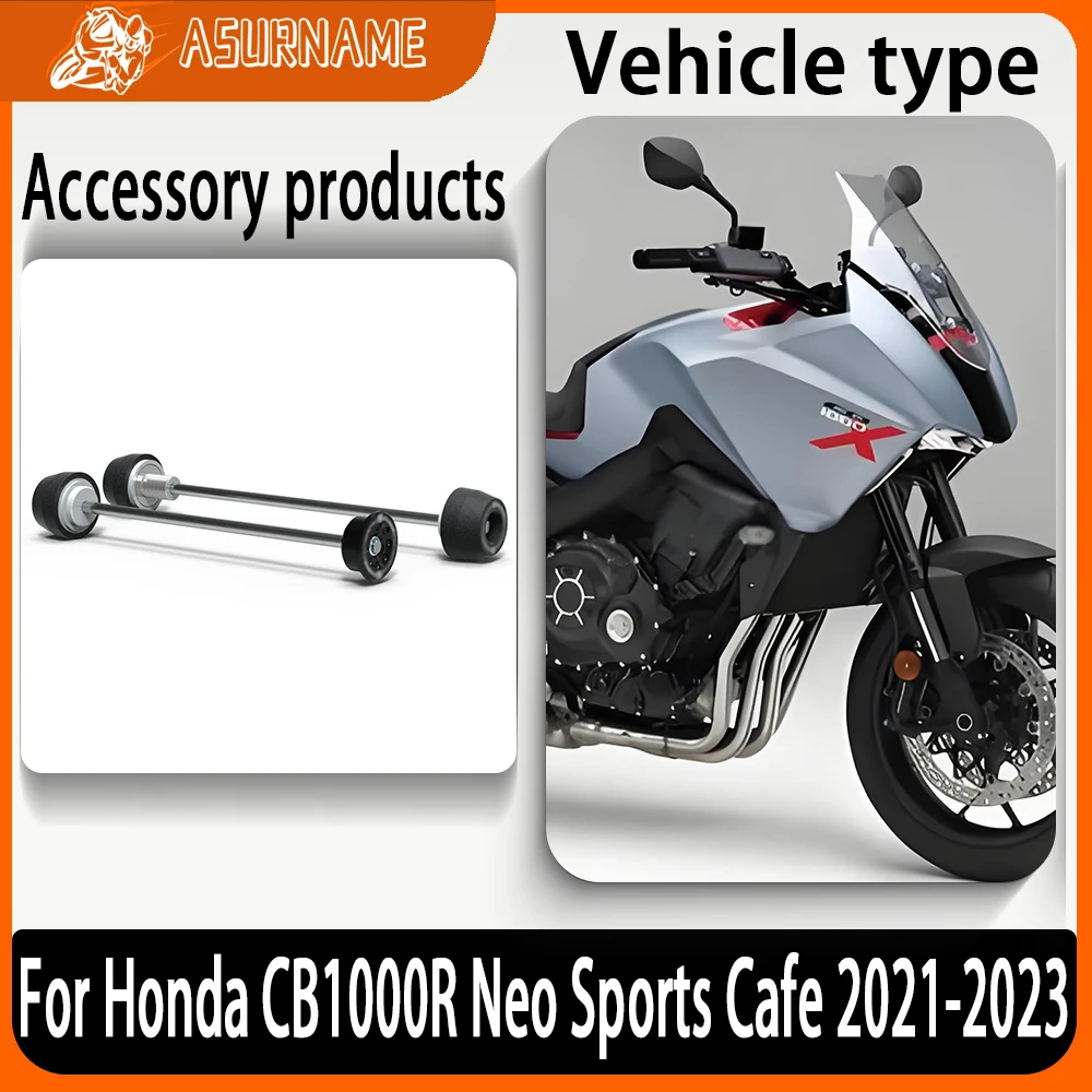 

For Honda CB1000R Neo Sports Cafe 2021-2023 Front Rear Wheel Axle Fork Crash Slider Motorcycle Stand Swingarm Spools