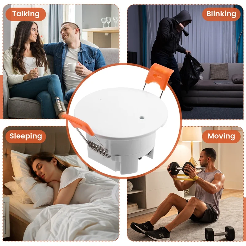 Zigbee-24G Smart Human Presence Sensor With Luminance Detection Accuracy Tuya Intelligent Human Micromotion Sensor