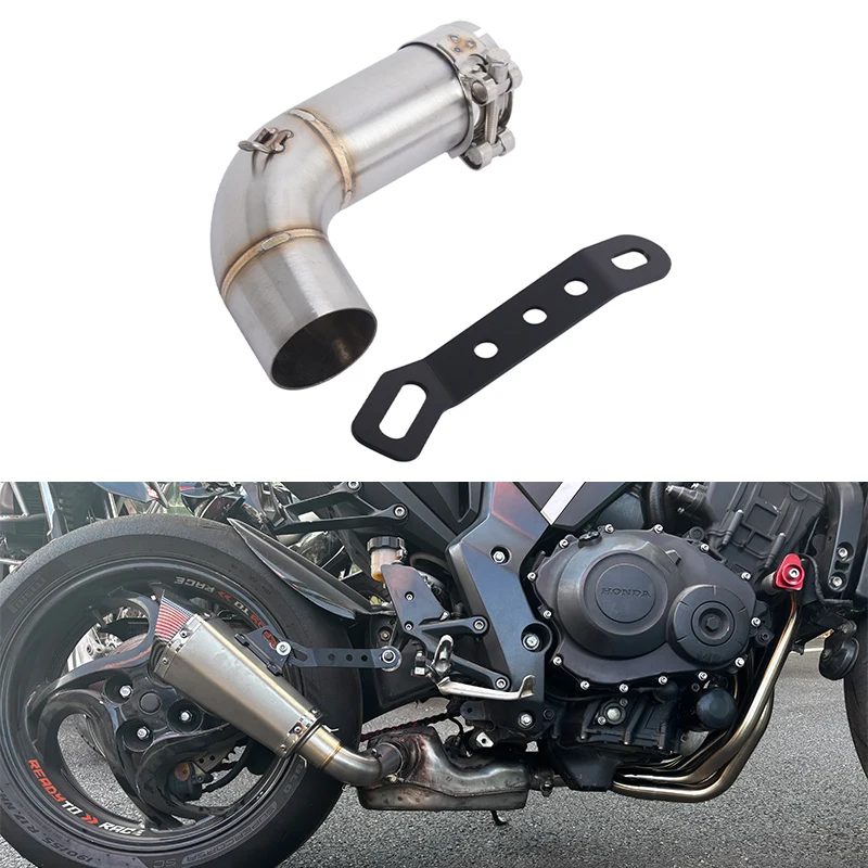 

For Honda CB1000R 2008-2016 Motorcycle Exhaust Muffler Middle CB1000R Link Pipe Escape Pipe Slip-on