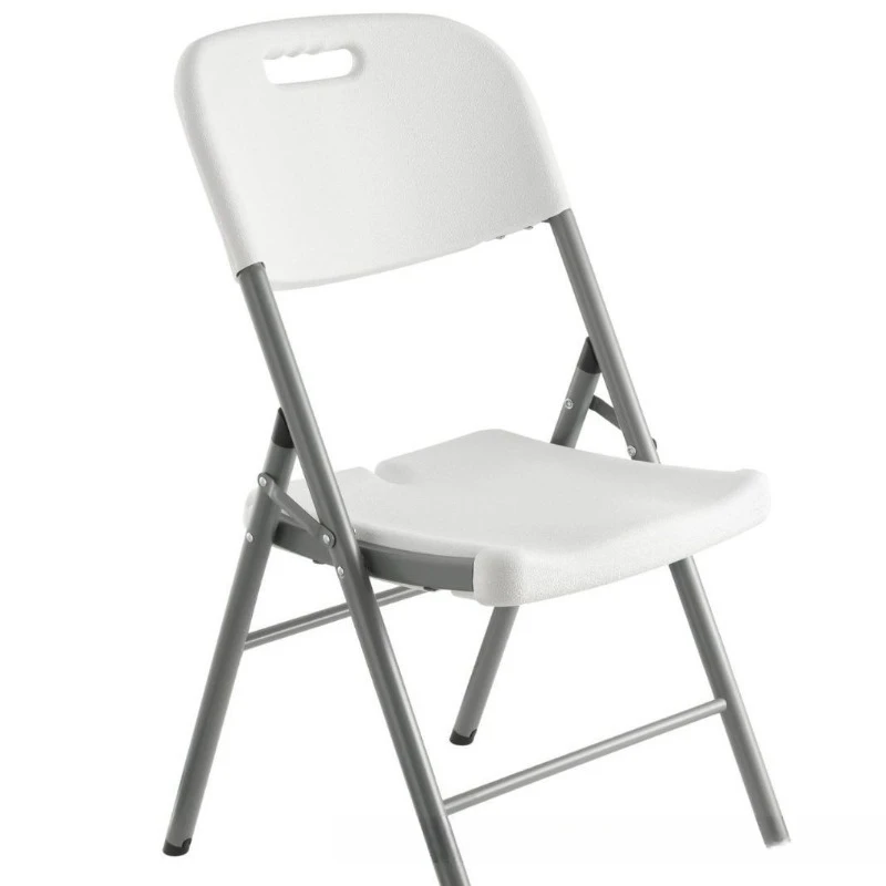 

Portable folding chair, blow molding simple outdoor plastic conference exhibition home, tables and chairs