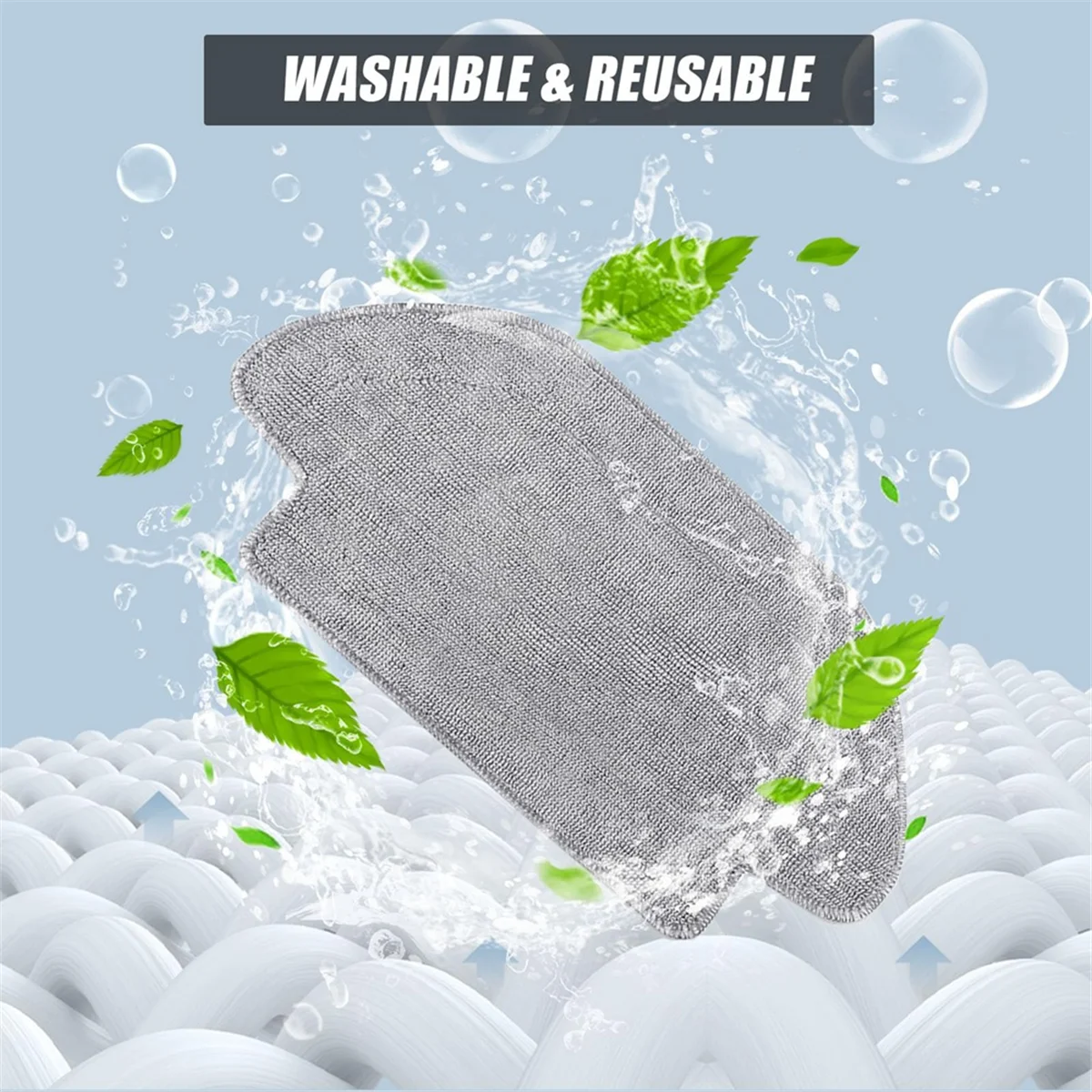 Xiaomi Miロボット掃除機用の洗えるマイクロファイバーパッド,2s,s12,p,pro,6ワイプ,パック