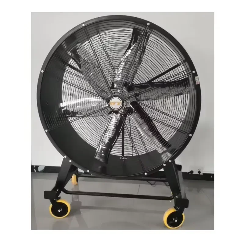 Other Ventilation Fans 800/1100/1400 Large air Volume Mobile Cylinder BLDC Big Industrial Fan for Warehouse Workshop Cooling
