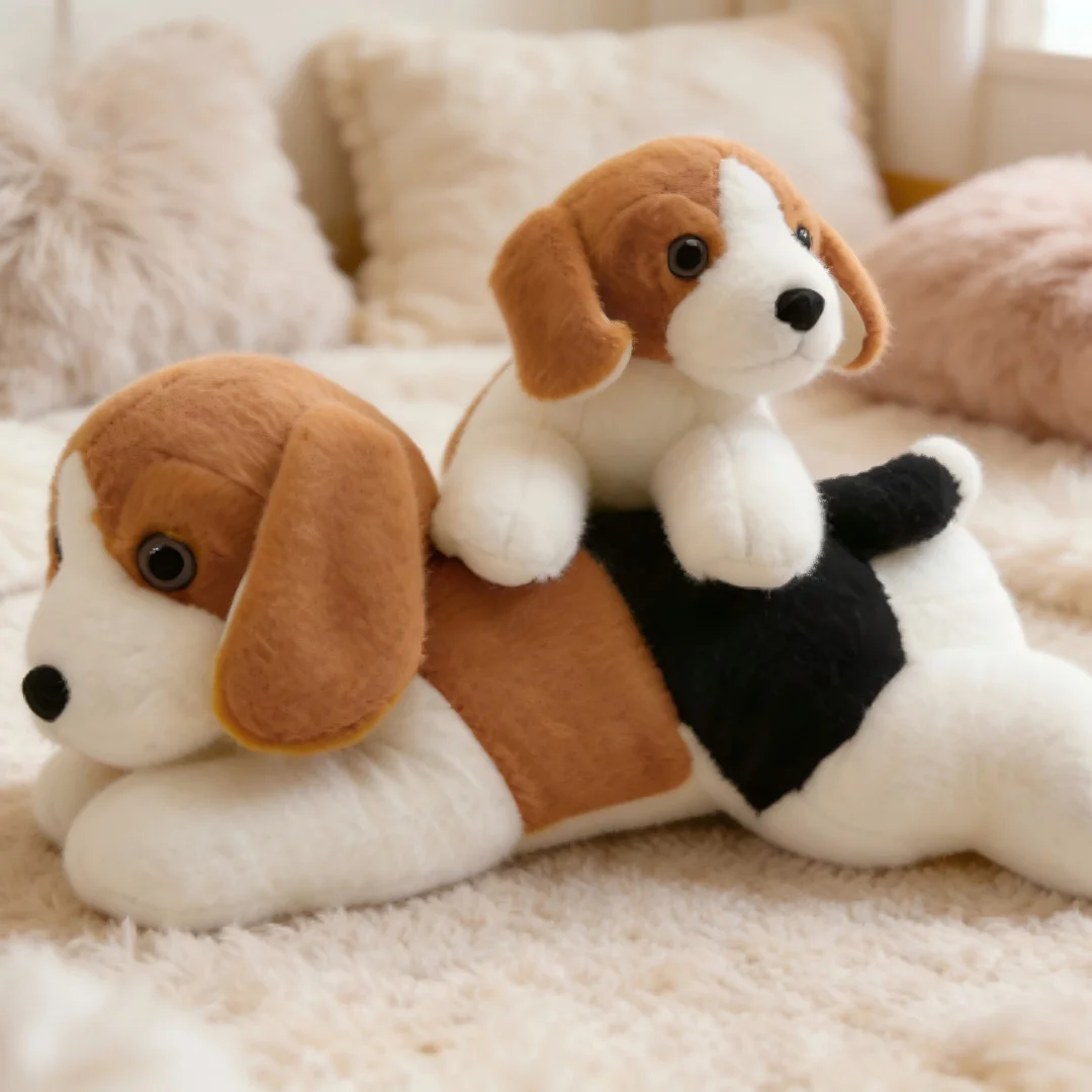 

Big Dog Companion Doll Party Style Puppy Plush Toy Suitable for Children's Birthday Gifts and Holiday Gifts Home Decoration