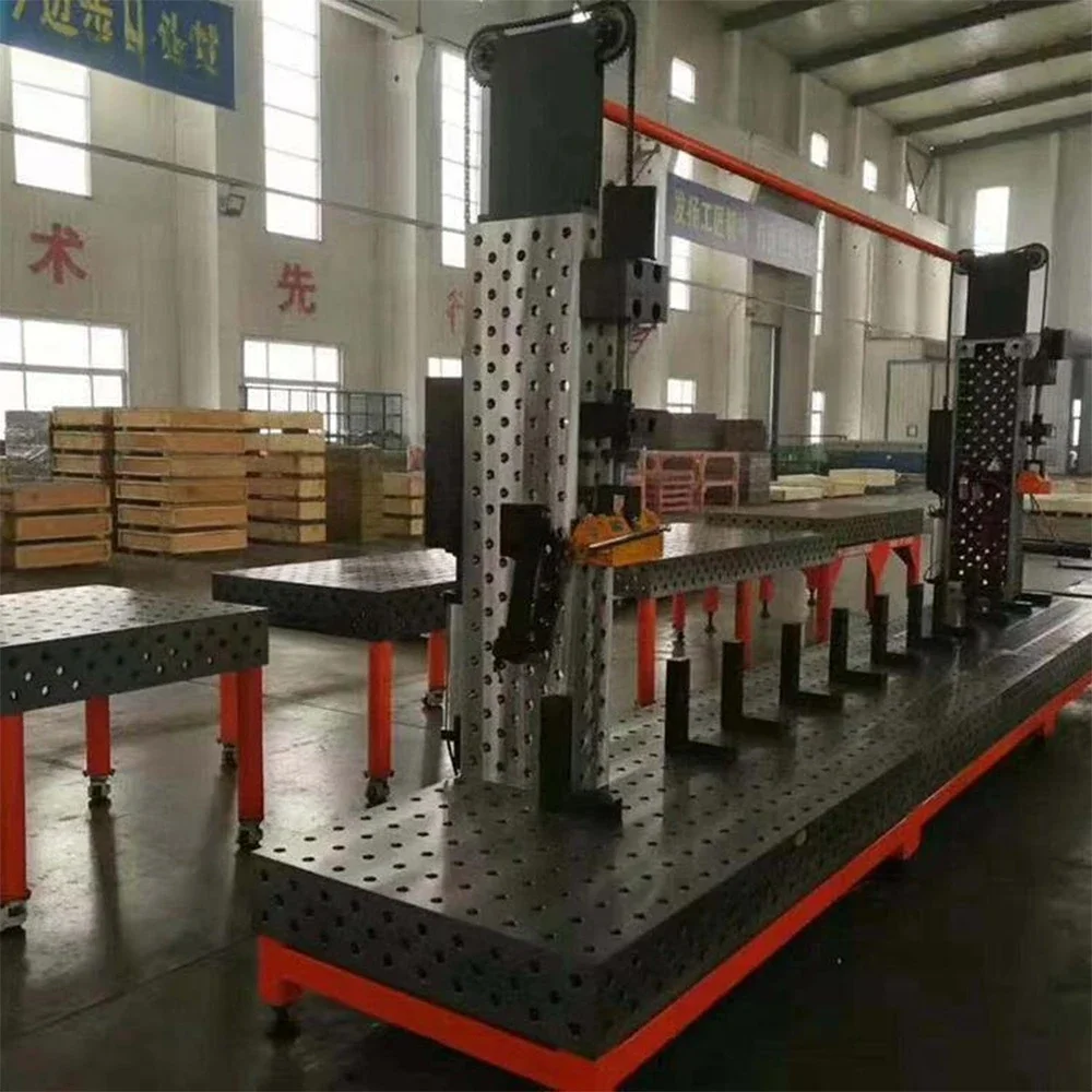 china manufacturer welding equipment 3D welding table with jigs and fixture in stocked 3D welding table