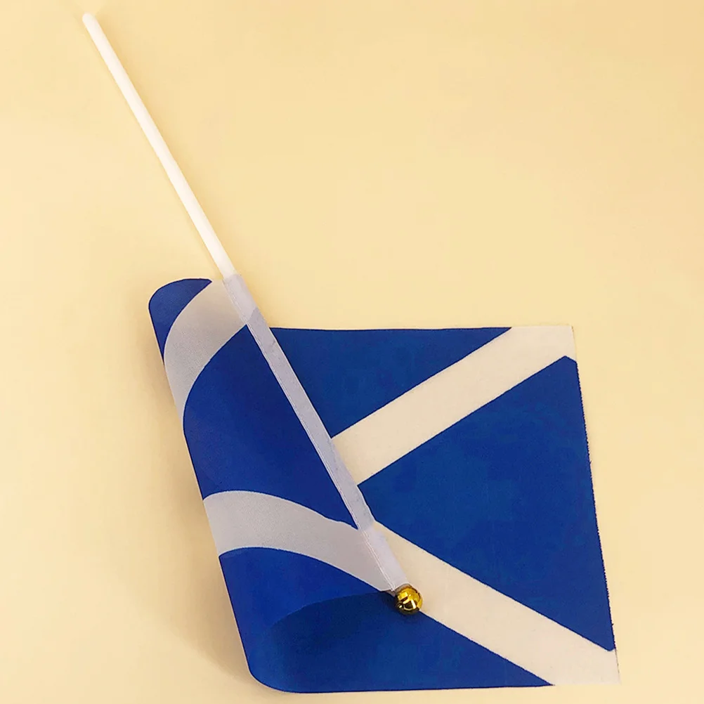 10 قطعة أعلام اسكتلندية محمولة باليد براعة دقيقة لمهرجانات المهرجانات والمناسبات المدرسية أعلام اسكتلندا للاحتفال #3