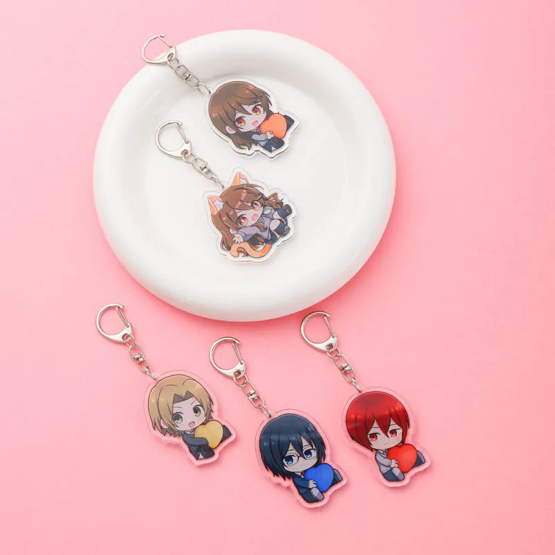 Anime Hori san to Miyamura kun Acrylic Keychain Accessaries Cartoon Funny Bag Pendant Charm Car Cute Keyring Friends Fans Gifts