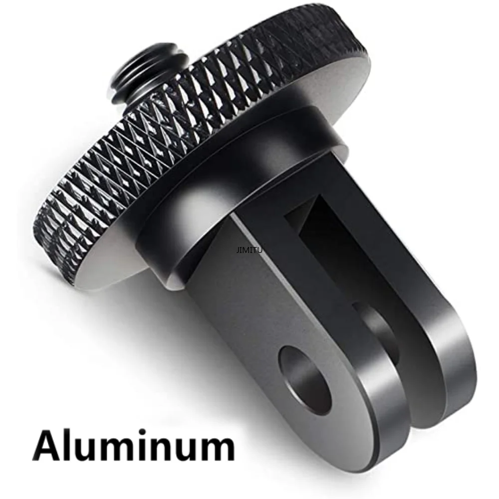 Aluminum Alloy 1/4 inch Mini Tripod Adapter Mount for GoPro Hero 10 9 8 7 6 5 4 Black Sjcam M10 Xiaomi Yi 4K Eken Action Cameras