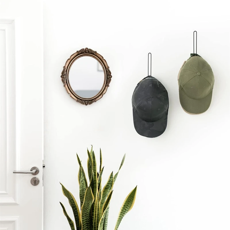 [Promotions]Hat Organizer for Baseball Caps, Set of 3 Wall Hat Rack Space Saving Holds 20 Caps Shaped Hat Hooks Wall Mount Hat