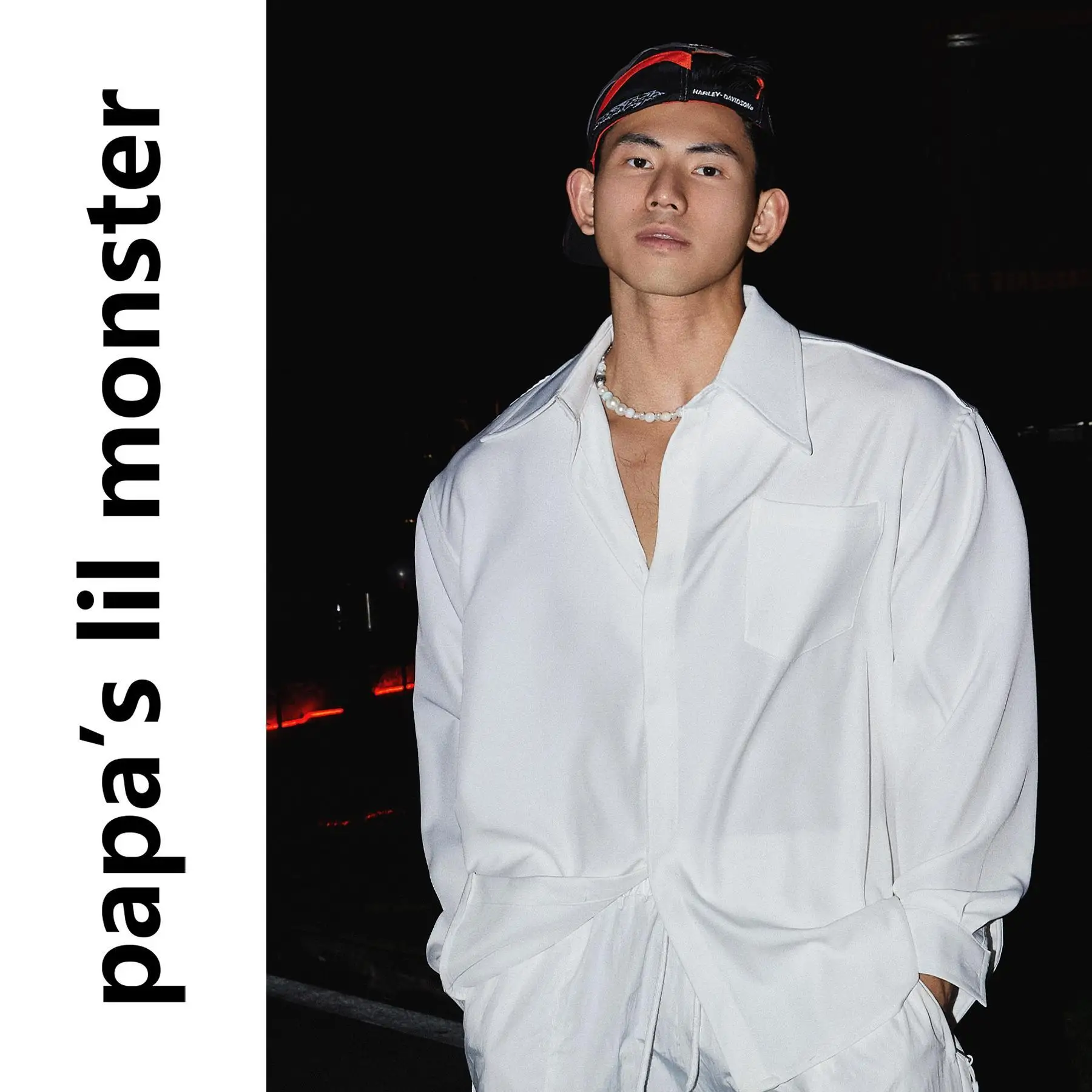 Man Shirts 2026 Spring Retro Wide Collar Shirt Men's Loose Long Sleeve Utility Shirt With Hidden Buttons & Pockets Shirts