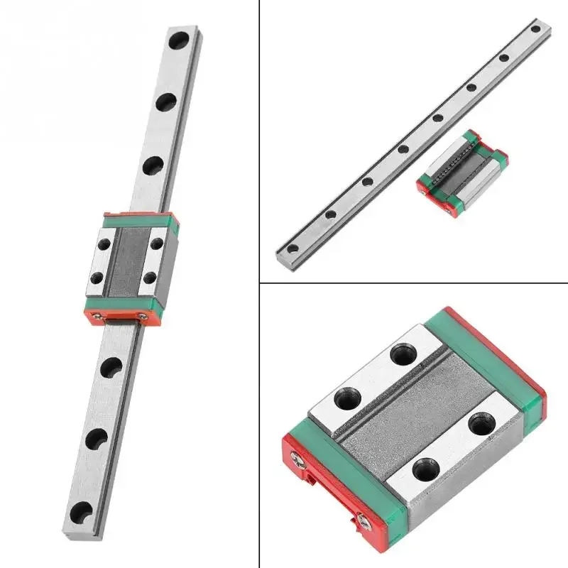 1PC LML9B Miniature Linear Rail Guide Rail 9mm Width+Slide Block Linear Guide Rail Print Parts CNC