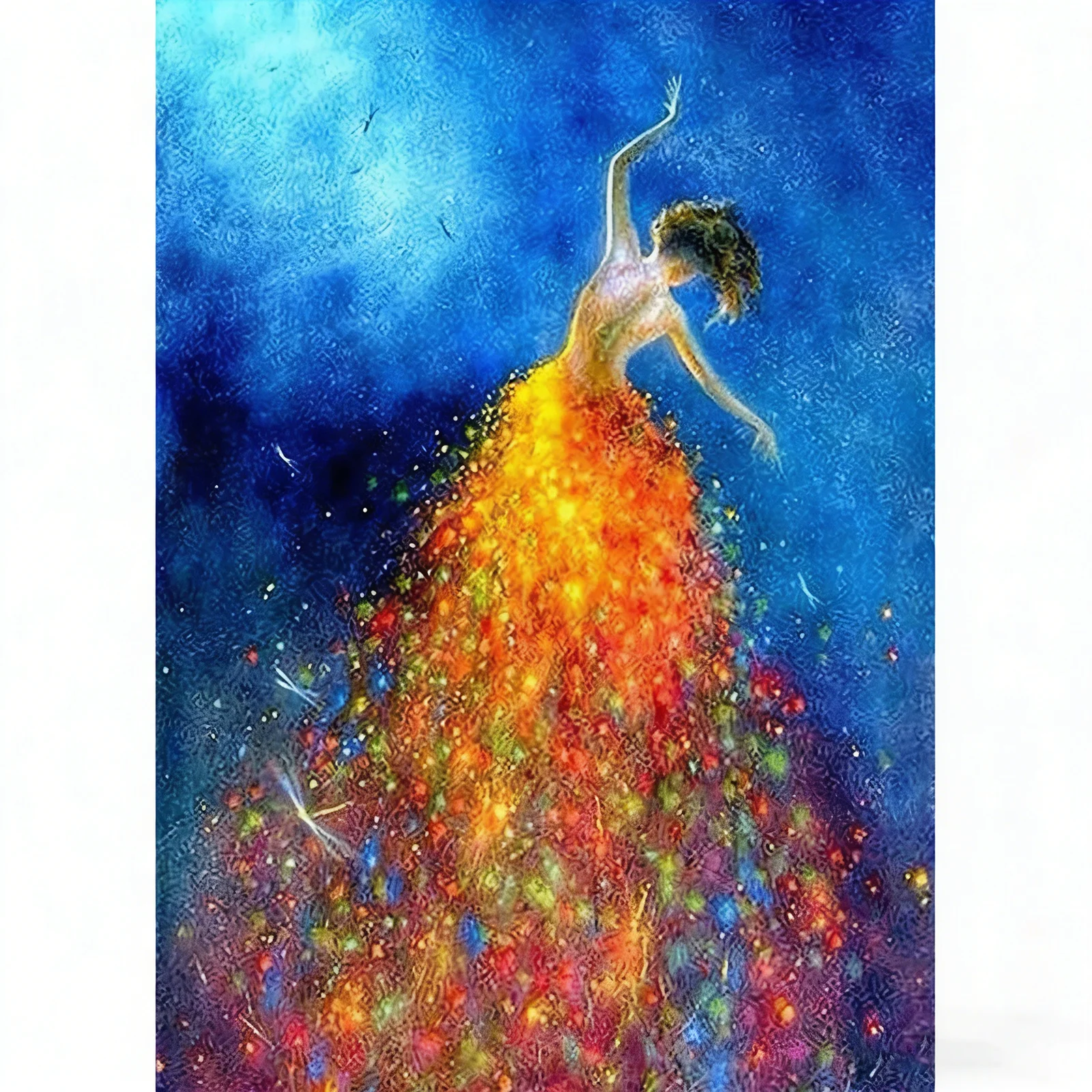 

2026 New Dancing Girl DIY Diamond Painting Mosaic, Creative Wall Art, Children's Educational Craft & Girls Gift