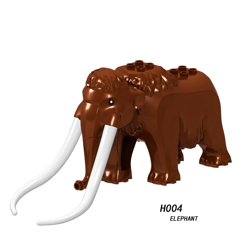 MOC Bauernhof Zoo Tier Bausteine Krokodil Shark Delphin Schimpanse Kuh Leopard Lernspiel Zubehör Ziegel Kinder Spielzeug