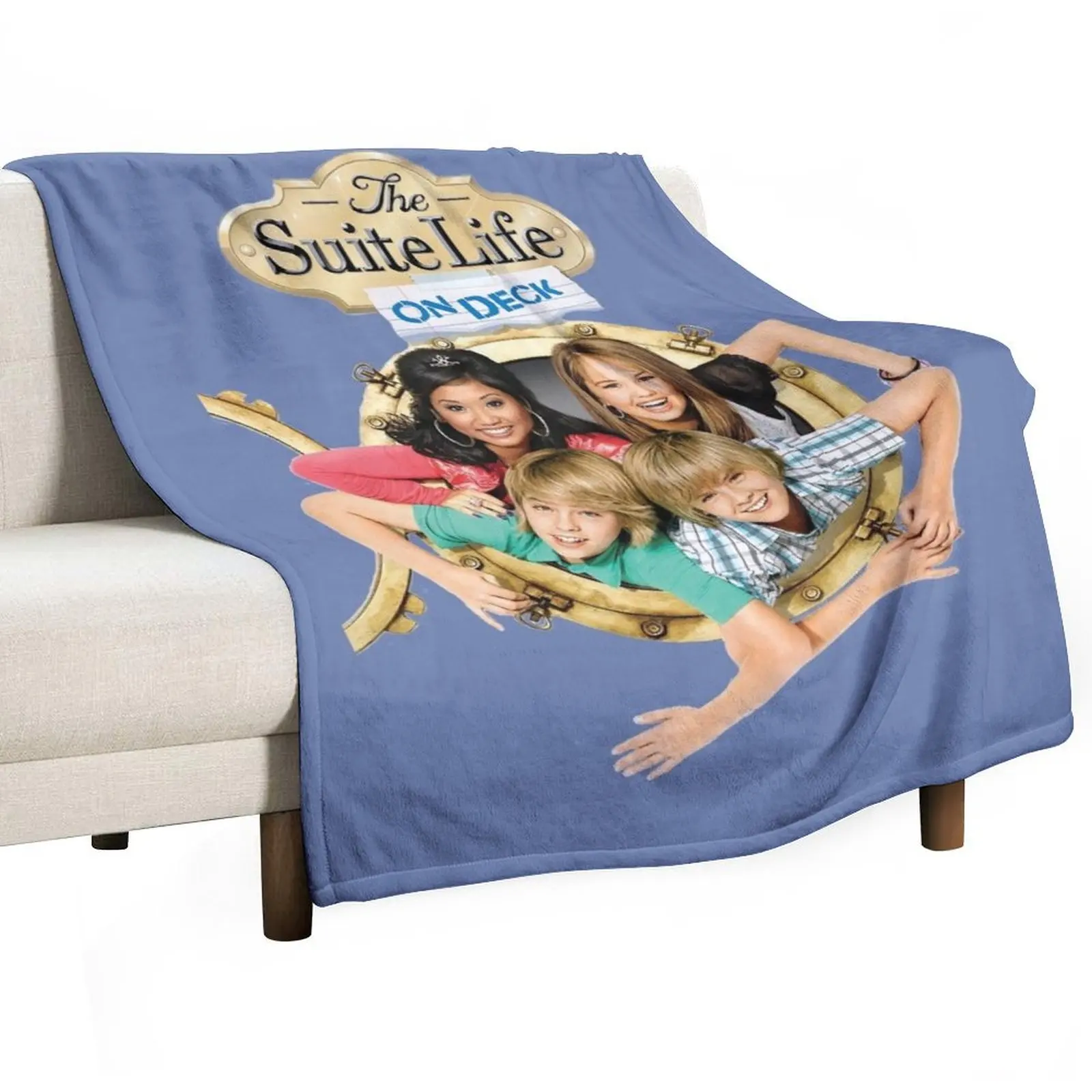 the suite life on deck Throw Blanket Blankets For Sofas Luxury St Winter beds Shaggy christmas decoration Comforter Blankets