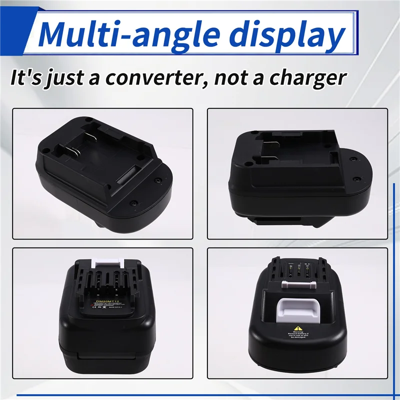 GTBL Adapter For  18V For  20V Lithium- Battery Convert To For  12V Lithium Battery Bl1016 Bl1020b