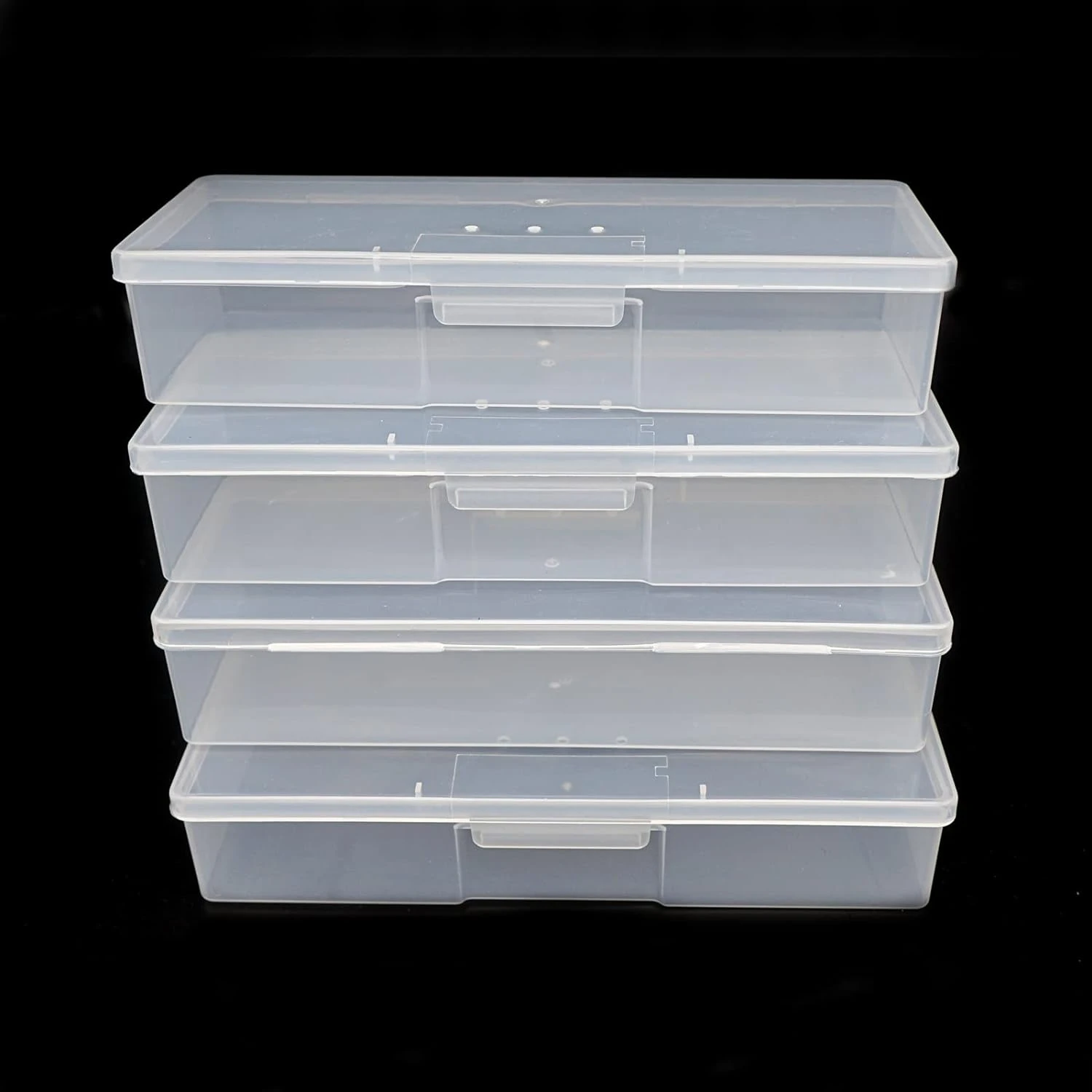 

Nail Accessories Tidy and Easy to Find with this Convenient, Stylish, and Organized Clear Plastic Manicure Pedicure Tool Box. Ef