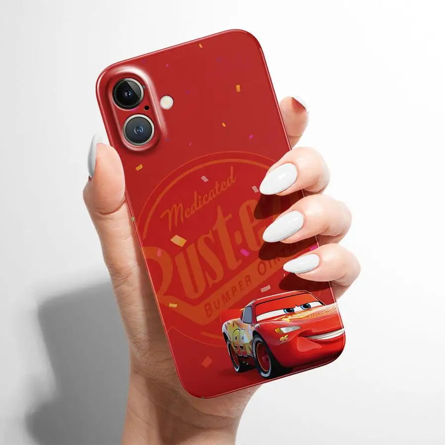 حافظة لايتنينج ماكوين لهاتف آيفون 15 بلس XR 11 13X12 14 17 Air 16 Pro Max غطاء هاتف صلب #5