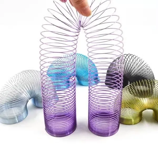 

1pcs Wave Spring Density Wave Steel Wire Spring Down Stairs Propagation Physics Teaching Instrument