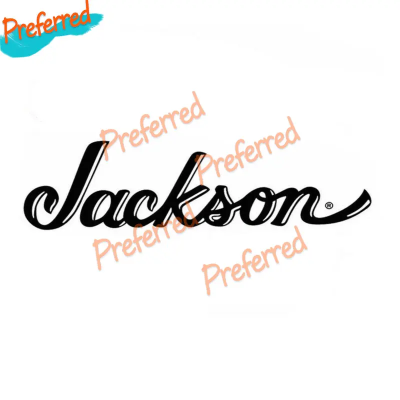 Text Decal Jackson Car Sticker for Instrumental Music Guitar