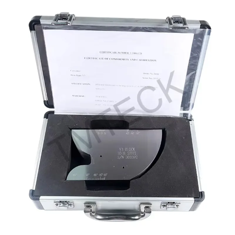 V3 No3 Type Ultrasonic Calibration 1018 Steel test Block for Ultrasonic Flaw Detector
