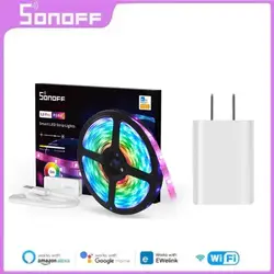 SONOFF L3 Pro 5M WiFi Smart LED Strip Light Flexible RGB Light Decoration LED Lamp Tape Smart Home Via Ewelink Alexa Google Home