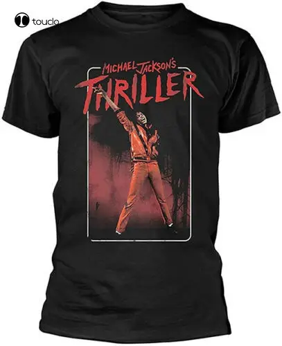 Michael_Jackson 'Thriller' T-Shirt S-5XL mens tee shirts