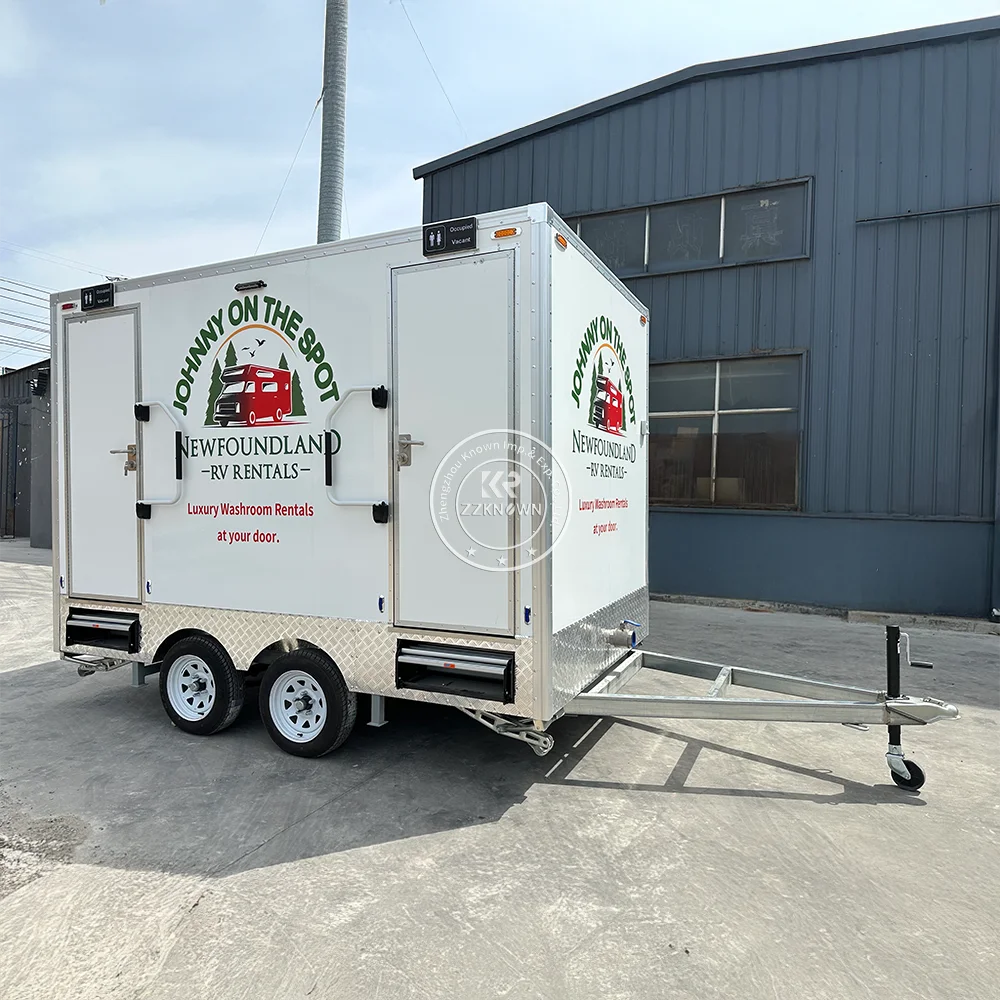 

Luxury Portable Mobile Toilet Trailer Outdoor Bathroom Mobile Luxury Restroom Outdoor Mobile Toilet Trailer For Sale