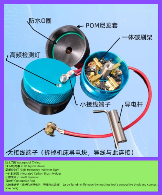 

Устройство питания для электроэрозионной резки, инструмент для резки алюминия, четыре угольные щетки, защита при резке алюминия, токопроводящая сборка для электроэрозионной резки