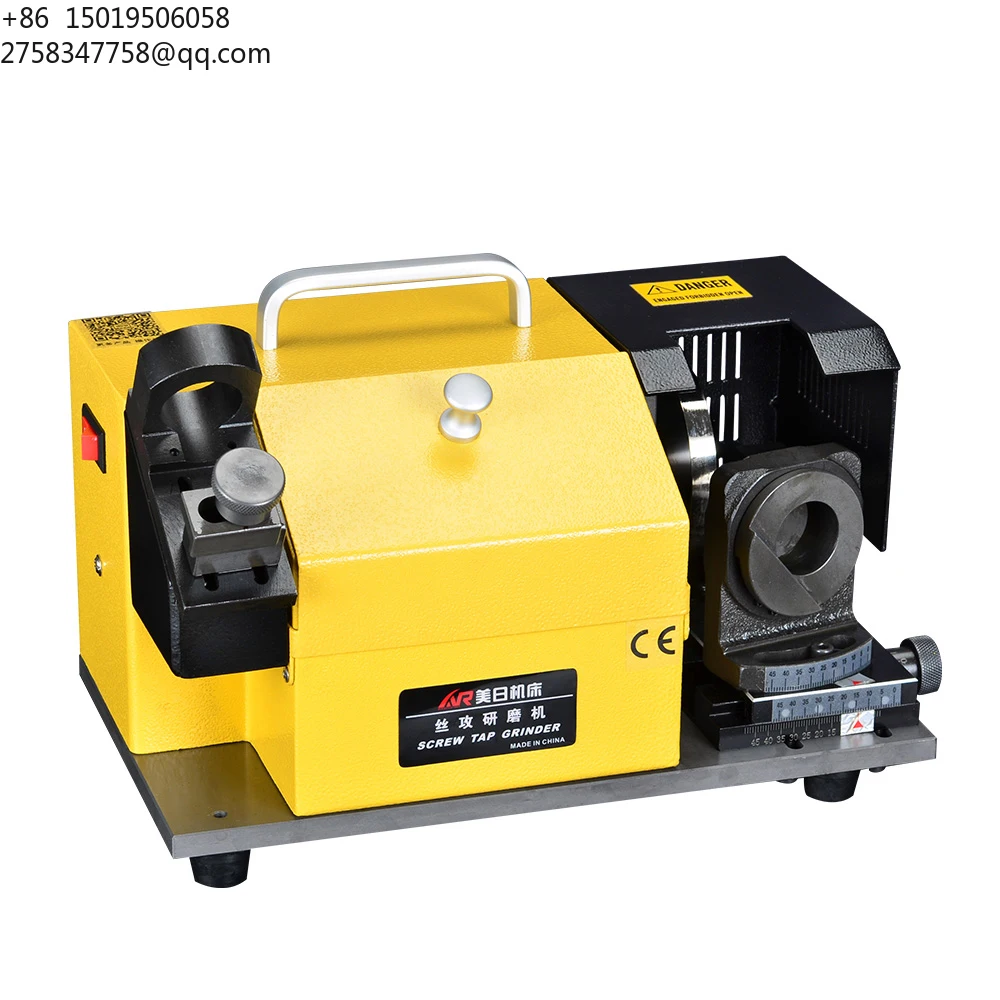 MR-Y3 M5-M20 Screw Tap Grinder Re-sharpener Machine with Motor CBN/HSS Grinding Wheel 1-Year Warranty 220V Easy Operate 0.16kW