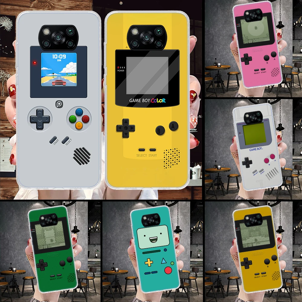 Мягкий чехол для телефона Gameboy Boy Game для Xiaomi Poco X3 X4 Nfc X5 X6 X7 F7 Ultra F5 F6 Pro F4 Gt F3 M4 M5S M6 Fundas Coque X3 X4 Nfc