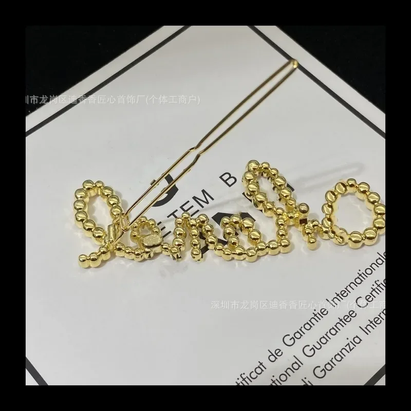 دبوس شعر نسائي كلاسيكي متعدد الاستخدامات مرصع بالألماس على شكل حبل دبوس شعر