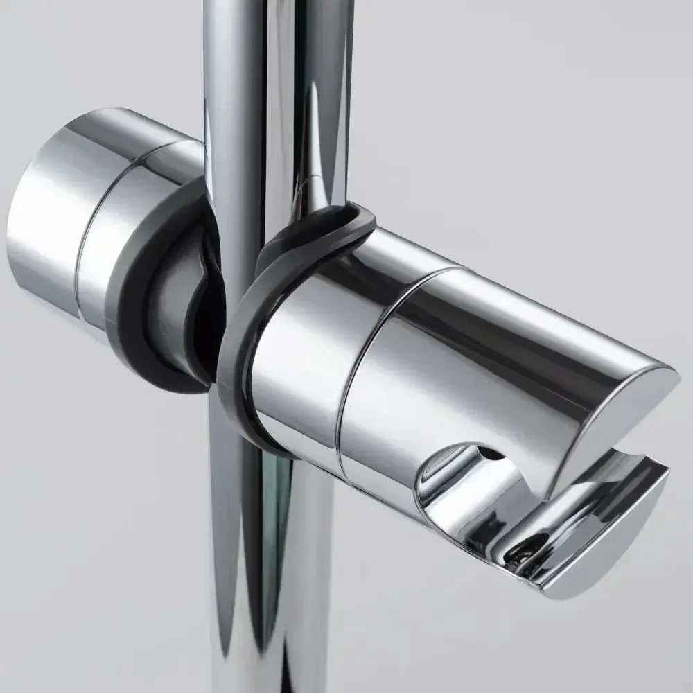 Hot Universal Shower Head Holder Adjustable 18~25mm ABS Chrome Shower Rail Holder Bathroom Accessories Shower Mounting Brackets - view 2
