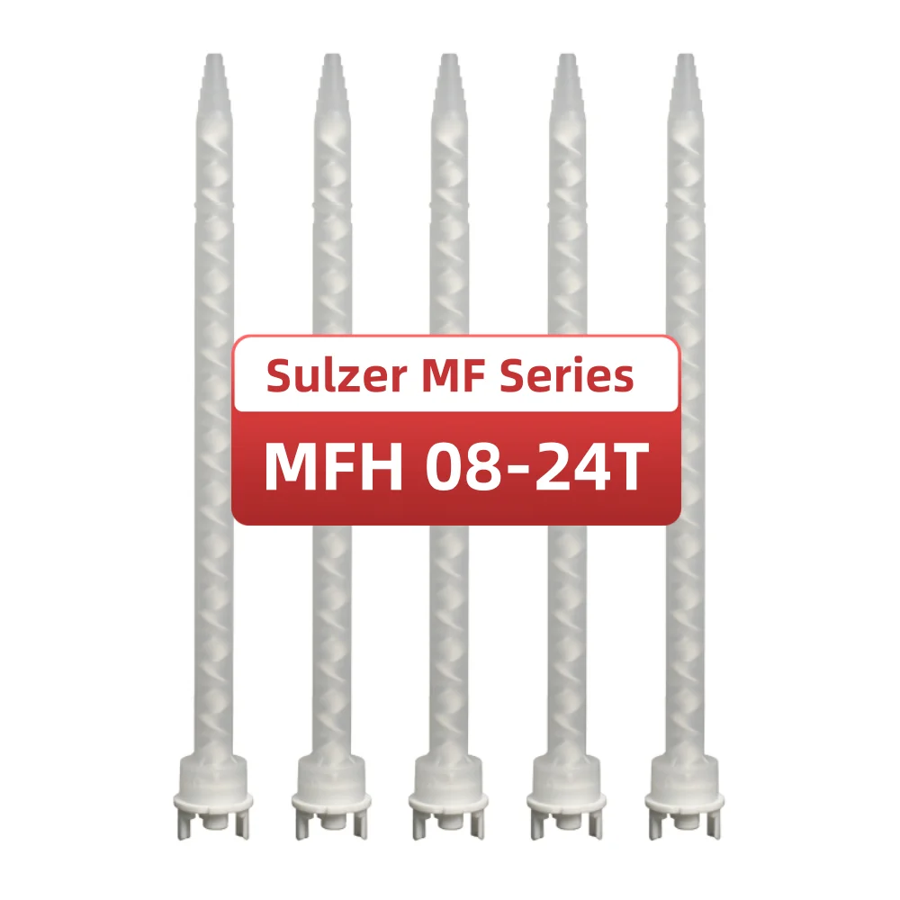 

MFH 08-24T SULZER MIXPAC F SystemStatomix Миксеры Винтовой миксер Синий шарнир Стоматологическое применение Смешанные трубки Насадка для смешивания