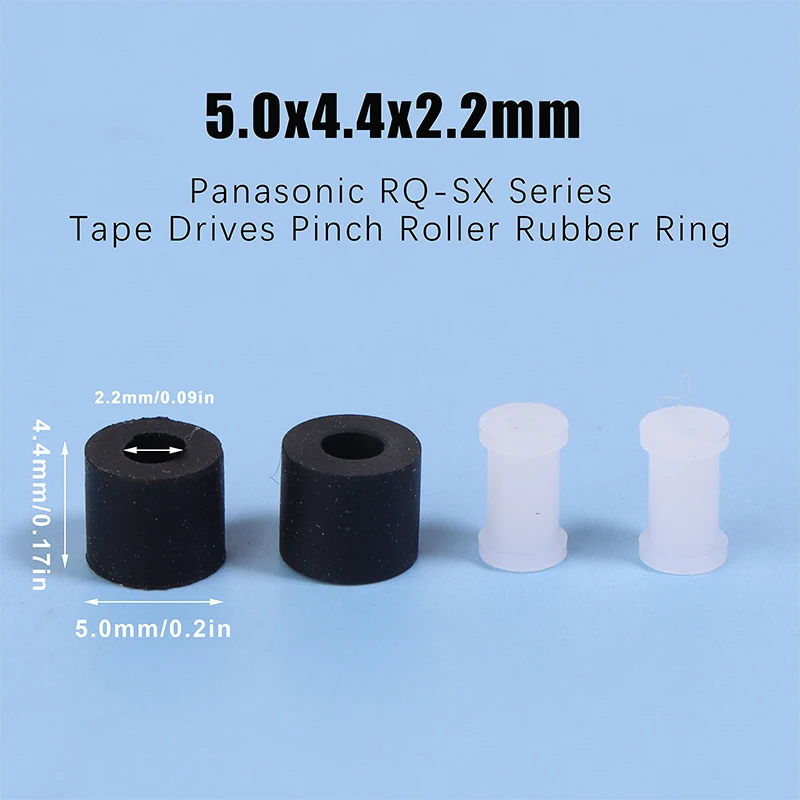 2Pcs Pinch Roller Rubber Ring For Panas RQ-SX Series Walkman Cassette Deck Tape Drive Recorder Audio Stereo Player Part